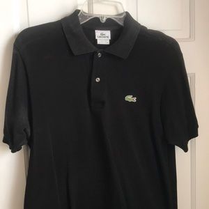 Lacoste black polo
